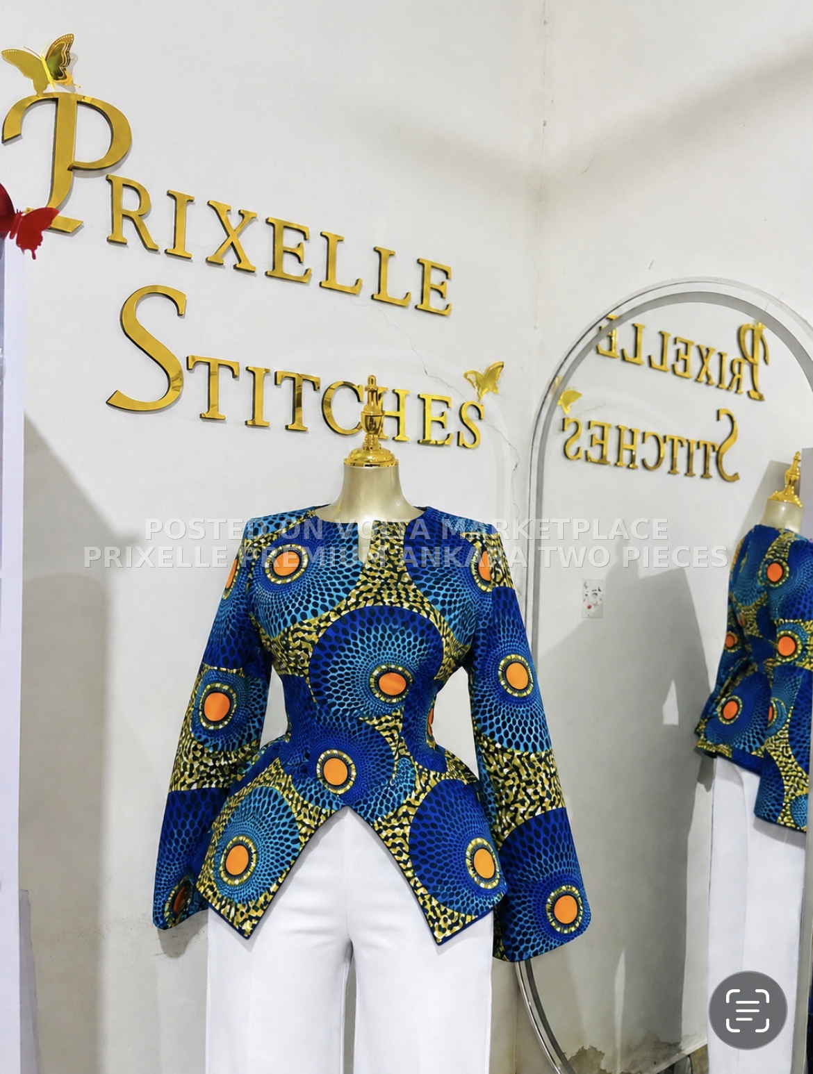 Prixelle Premium Ankara two pieces set