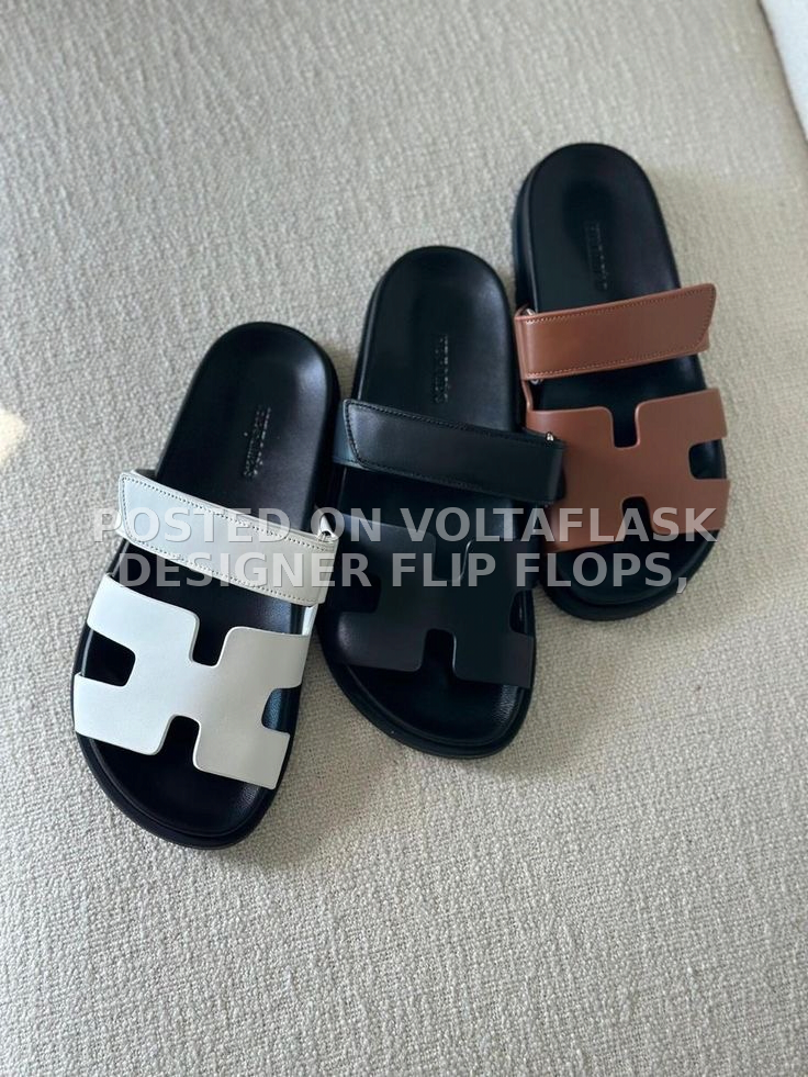 Designer flip flops