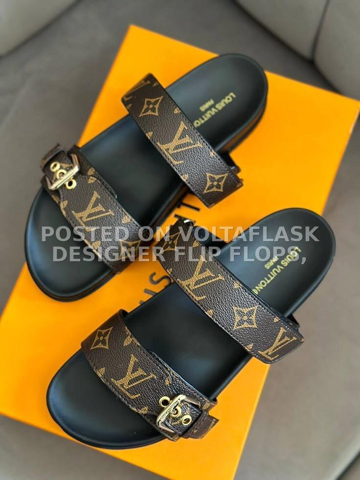 Designer flip flops