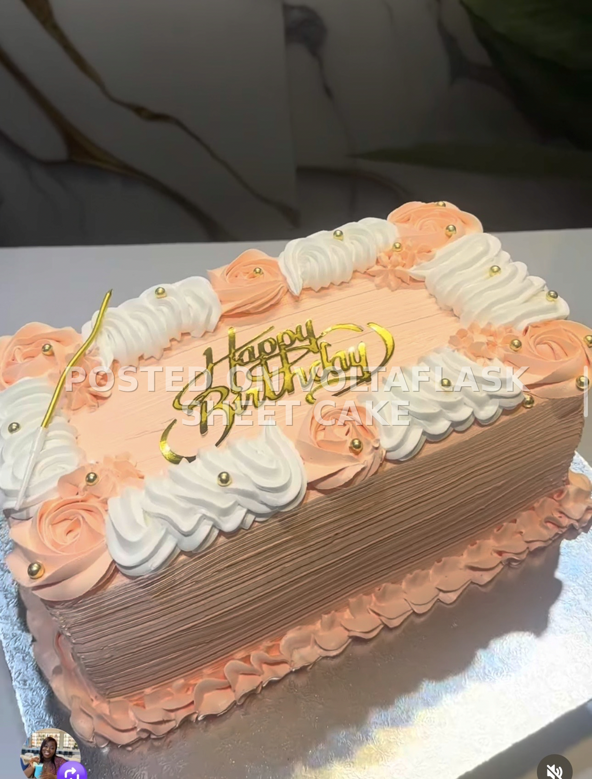 Sheet cake