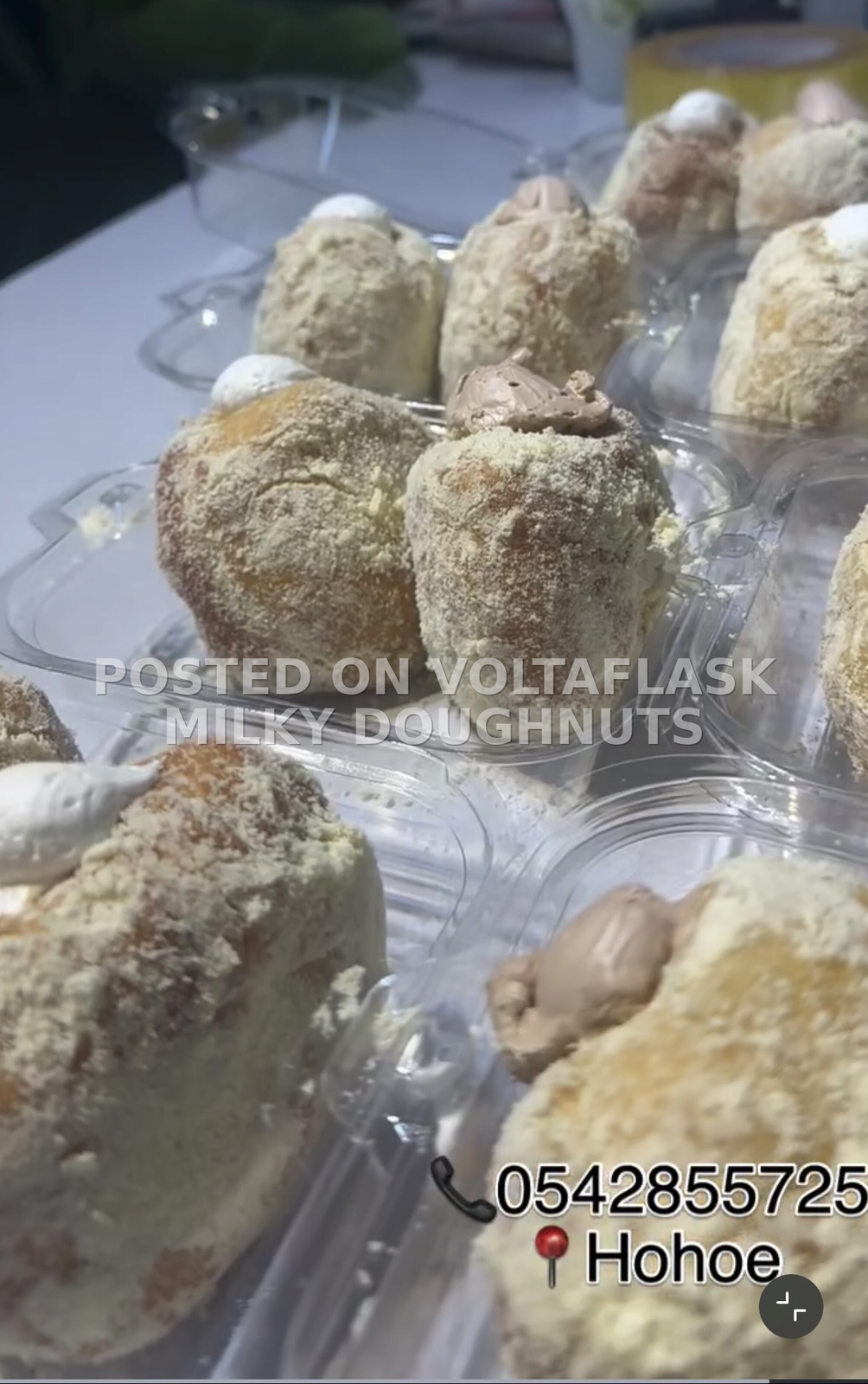 Milky doughnuts