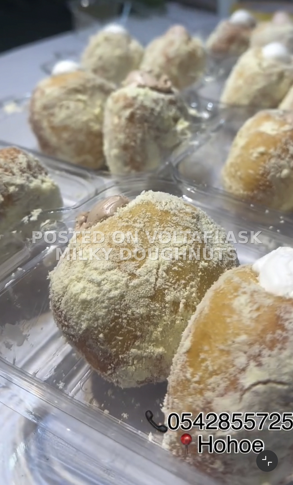 Milky doughnuts