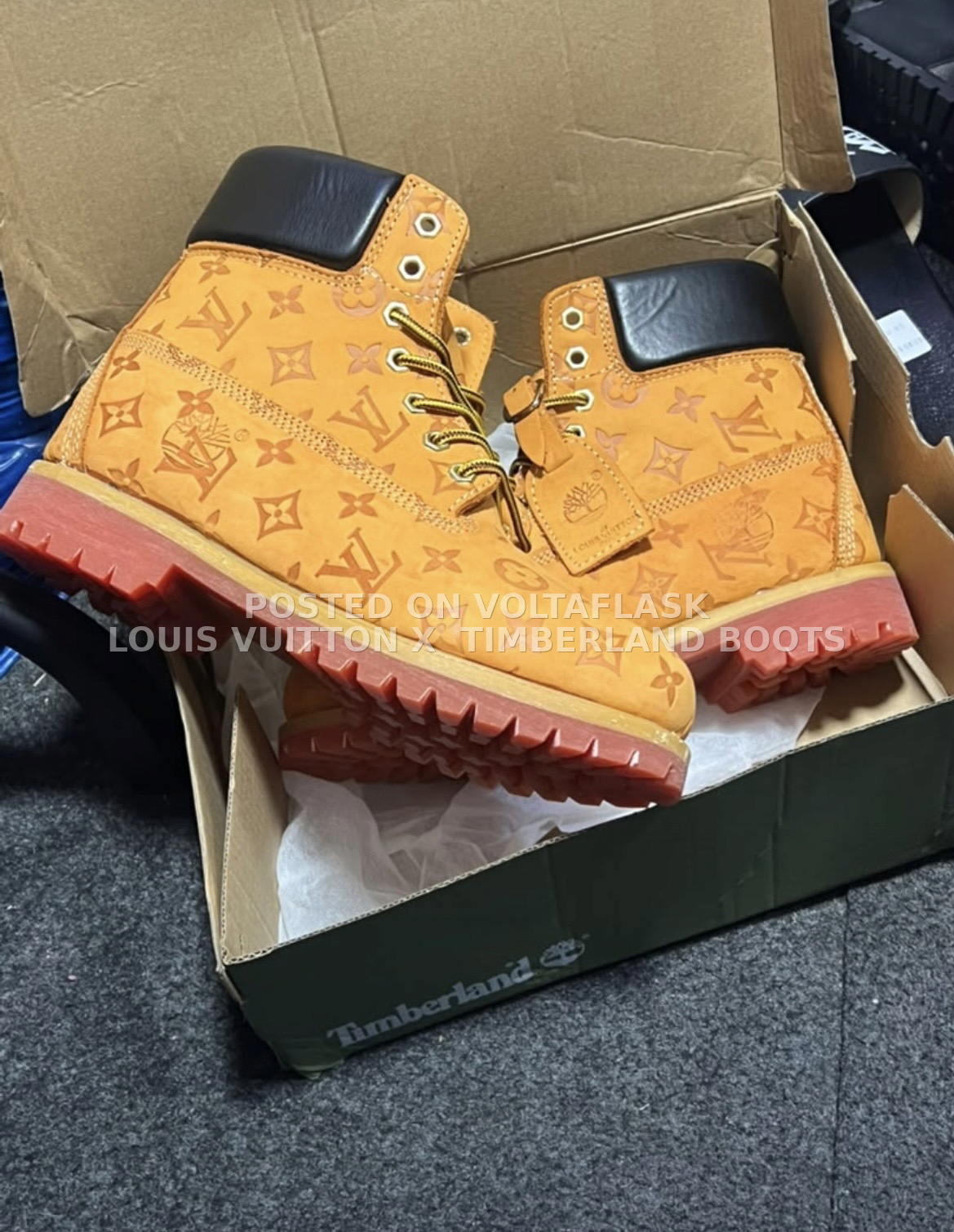 Louis Vuitton X  Timberland Boots
