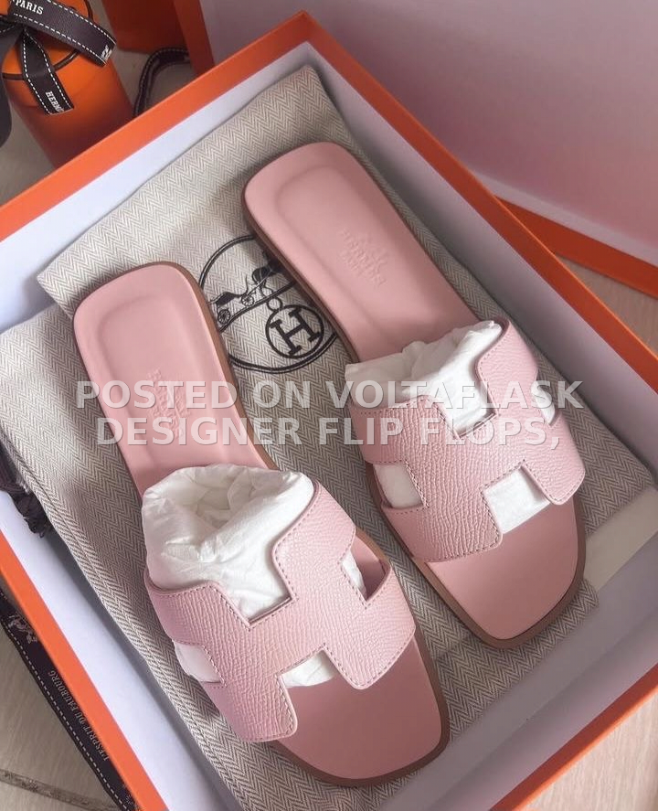 Designer flip flops