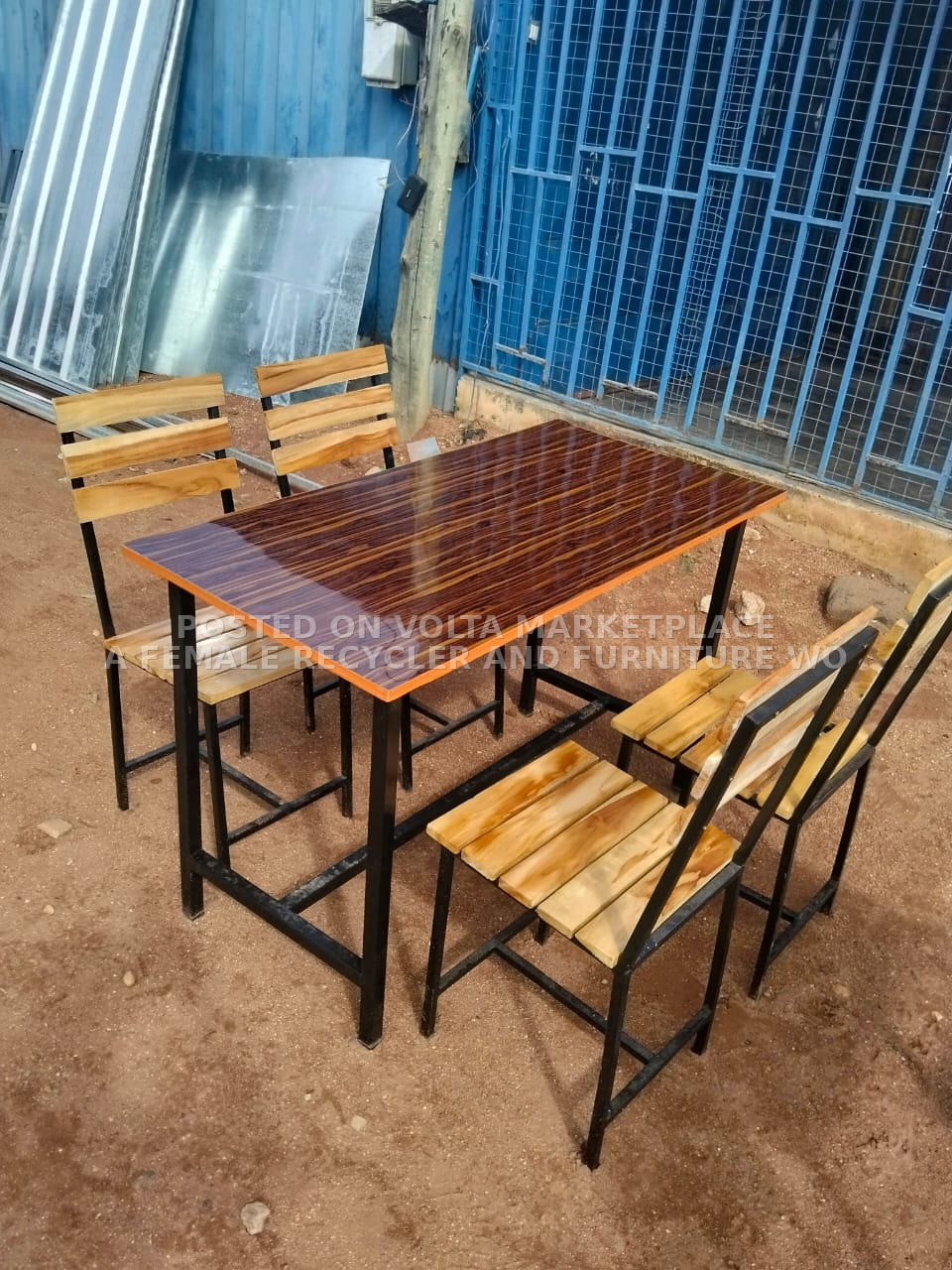 A female Recycler and furniture worker who changed waste into a sustainable products and also deals with furniture (both new and repair).
